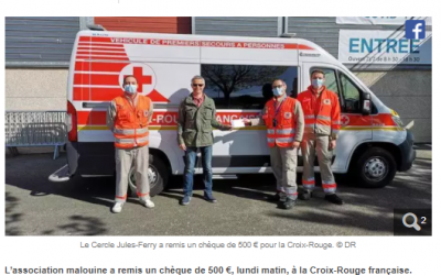 Saint-Malo – Le Cercle Jules-Ferry se mobilise pour la Croix-Rouge